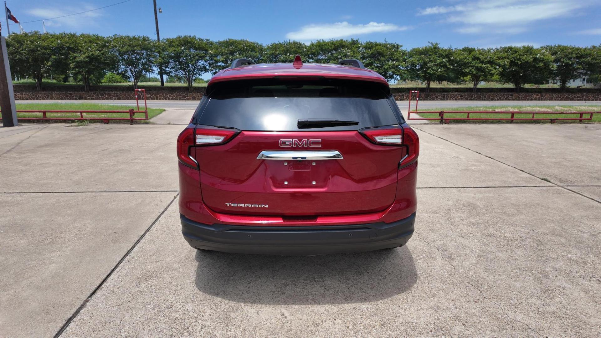 2024 Maroon /Medium Ash Gray/Jet Black GMC Terrain FWD SLE (3GKALMEG1RL) with an 1.5L I-4 gasoline direct injection engine, located at 605 West Oak Street, West, TX, 76691, (254) 826-5852, 31.803501, -97.098549 - Photo#2